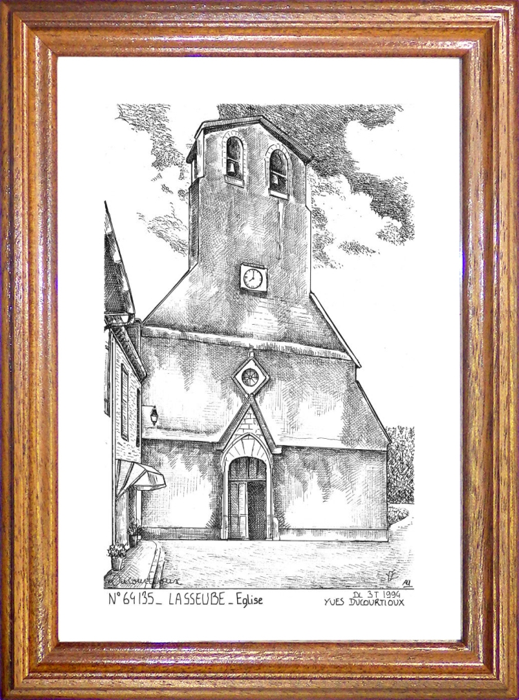 N 64135 - LASSEUBE - église