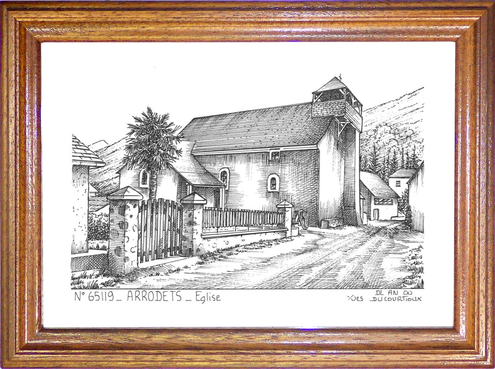 N 65119 - ARRODETS - glise