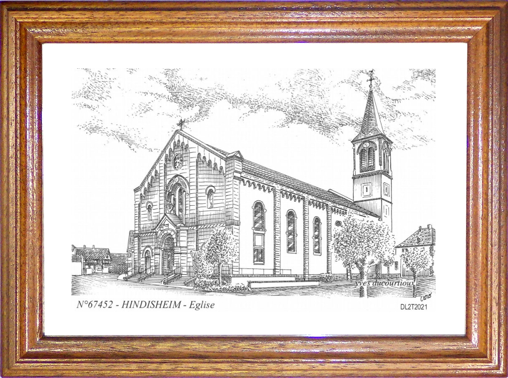N 67452 - HINDISHEIM - église