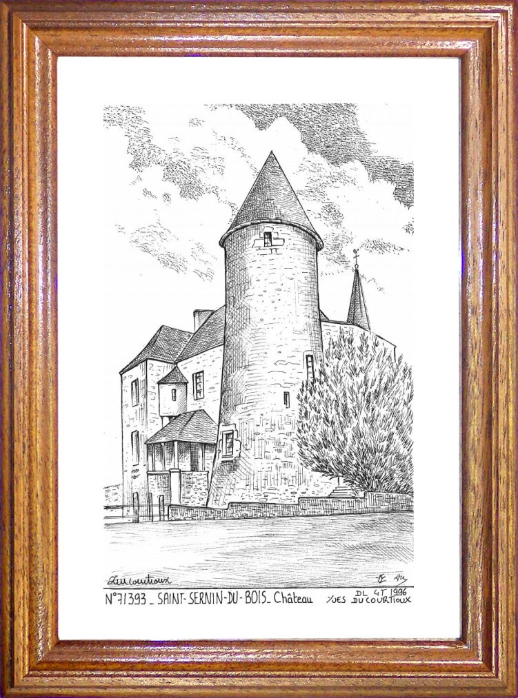 N 71393 - ST SERNIN DU BOIS - château