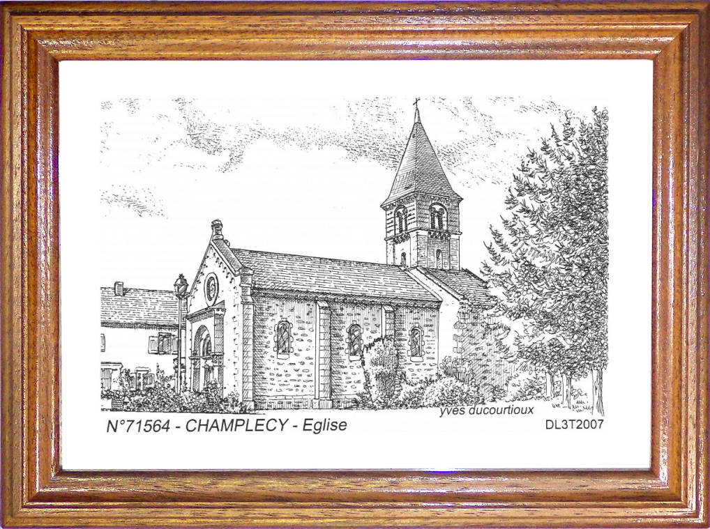 N 71564 - CHAMPLECY - église