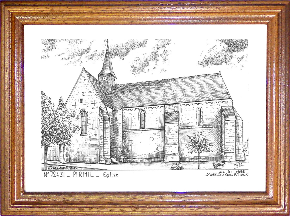 N 72431 - PIRMIL - église