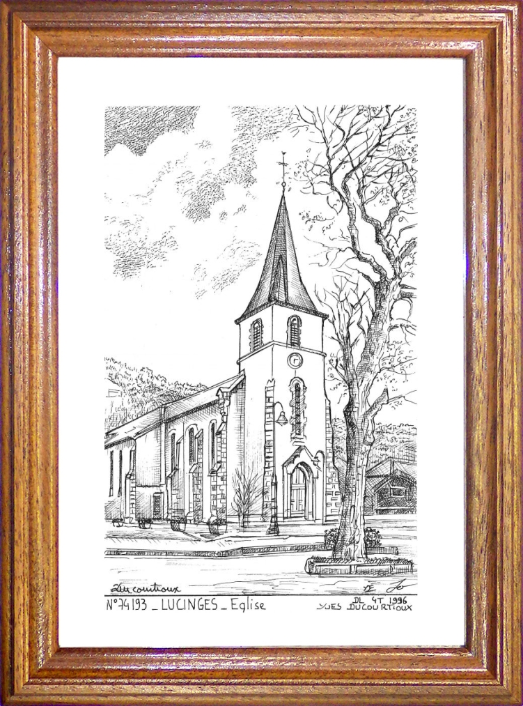 N 74193 - LUCINGES - église