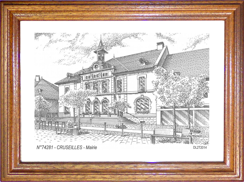 N 74281 - CRUSEILLES - mairie