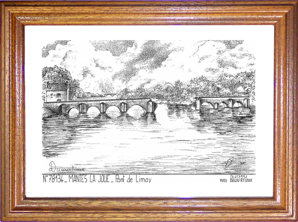 N 78134 - MANTES LA JOLIE - pont de limay