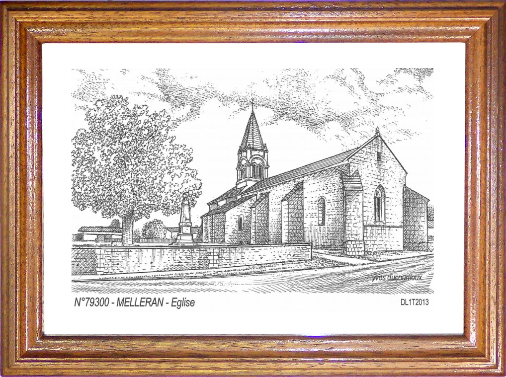 N 79300 - MELLERAN - église