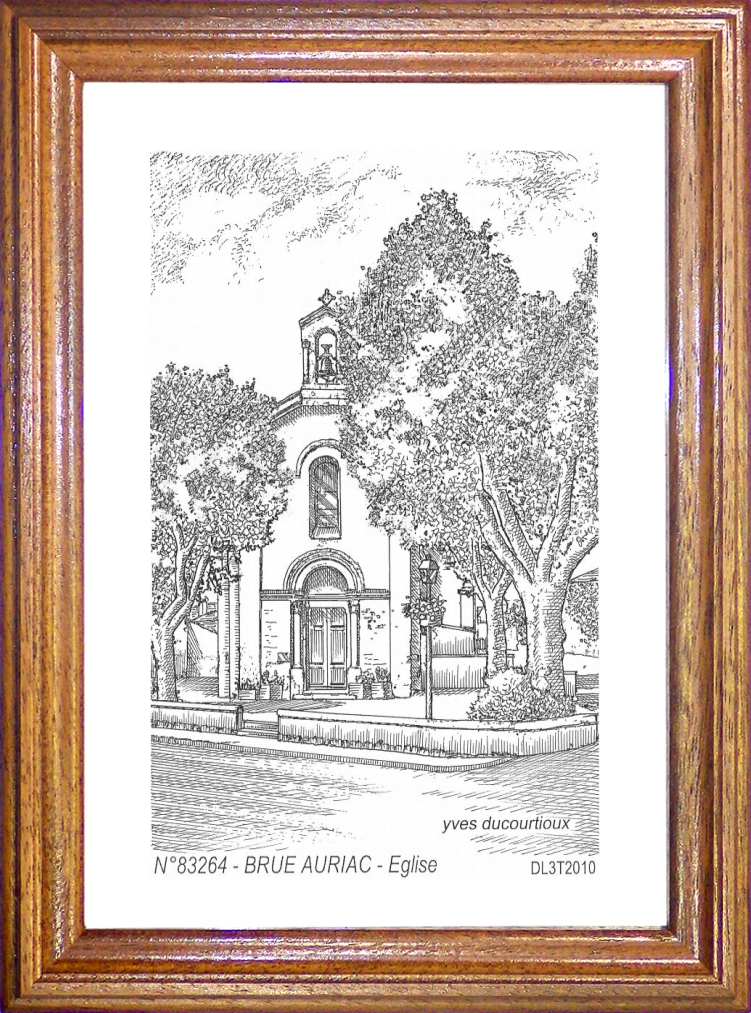 N 83264 - BRUE AURIAC - église
