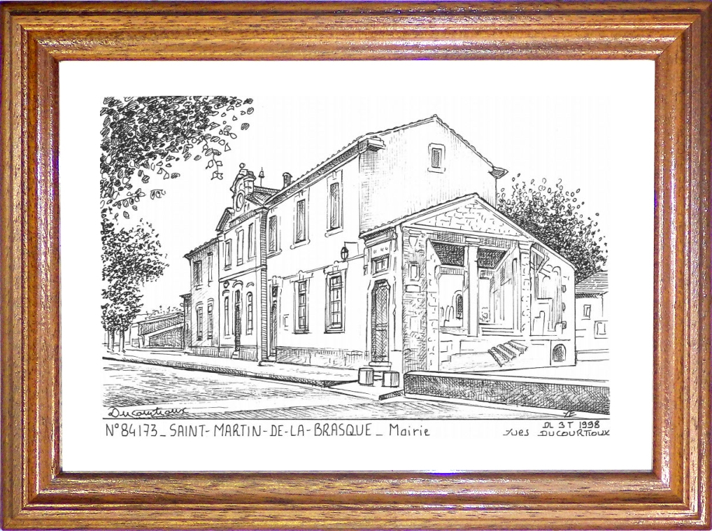 N 84173 - ST MARTIN DE LA BRASQUE - mairie