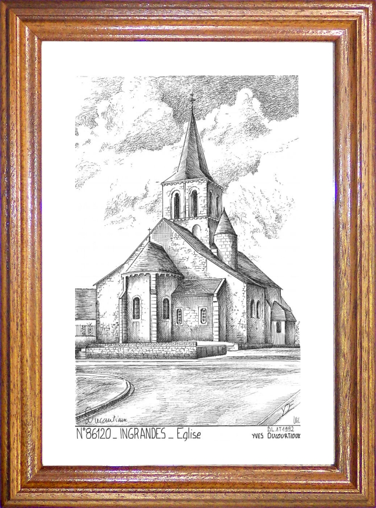 N 86120 - INGRANDES - église