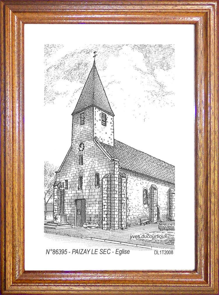 N 86395 - PAIZAY LE SEC - église