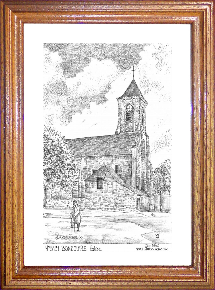 N 91091 - BONDOUFLE - église