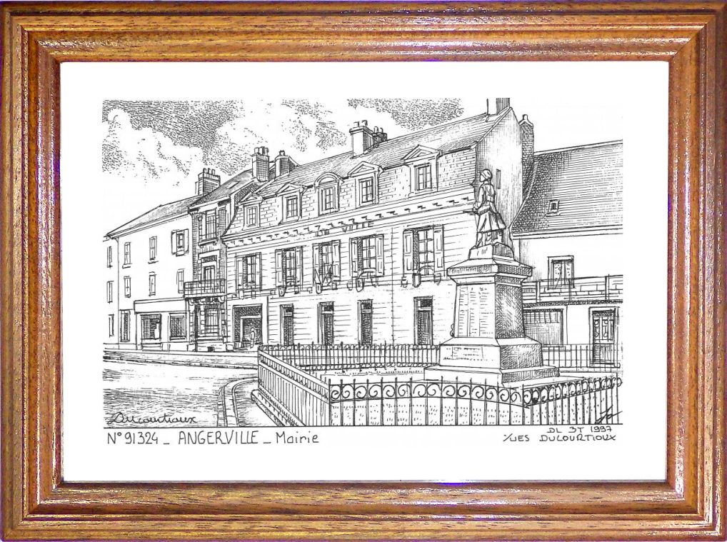 N 91324 - ANGERVILLE - mairie