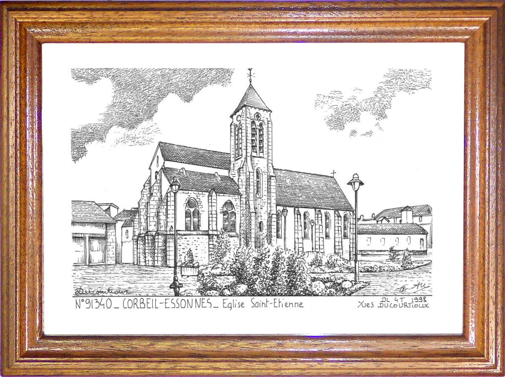 N 91340 - CORBEIL ESSONNES - église st étienne