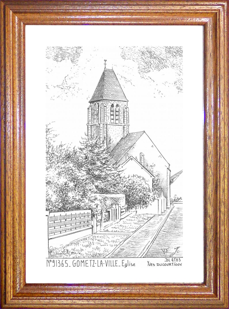 N 91365 - GOMETZ LA VILLE - église